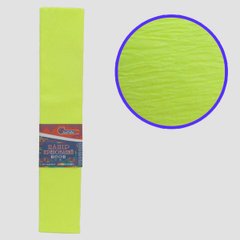 Креп-бумага 30%, флуоресцентный желтый 50*200см, осн.20г/м2, общ.26г/м2, K2731517OO8092KRFL - фото товара