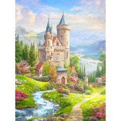 Раскраска по номерам 40*50см "Австрийский замок" карт.уп (холст на раме краски+кисти), K2749513OO6057RA_B - фото товару