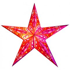 Светильник Звезда картонная 5 лучей PINK SULTAN L=60см., K89050117O1716567202 - фото товара