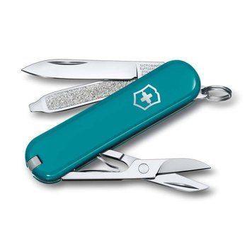 Ніж "Victorinox" Classic SD Colors Mountain Lake 58мм/7функ/блакит, 0.6223.23G - фото товару