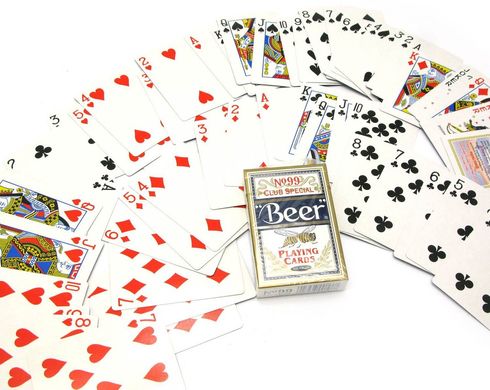 Карты игральные (737) "Beer" (9х6х1,8 см)(10/уп) Суперціна!, K324968 - фото товара
