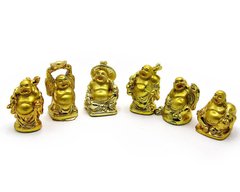Хотеи каменная крошка "золото" (набор 6шт)(h-5см упаковка 25х7,5х3 см), K322827 - фото товара