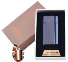 USB запальничка в подарунковій упаковці Lighter (Спіраль розжарювання) №XT-4981 Black, №XT-4981 Black - фото товару