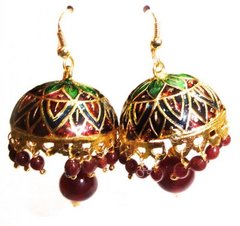 Сережки Парасолька з кулькою "Сундарі", K89080405O1137472909 - фото товару