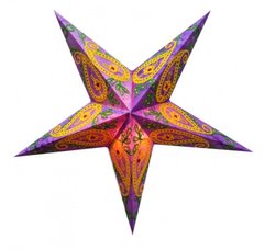 Светильник Звезда картонная 5 лучей PURPLE WOOL EMBD., K89050112O1137471963 - фото товара