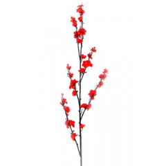 Ветка сакуры красная (130 см)(5 шт/уп), K320312 - фото товару