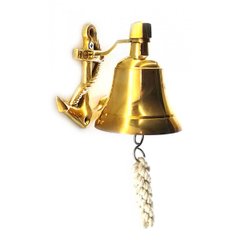 Дзвін ринда з якорем бронза (d-7,5 h-10 см) (3 ") (320 м), K332268 - фото товару