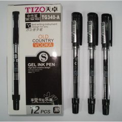 Ручка гелевая "Tizo Vodka" 0.5mm ЧЕРН, K2712884OO340ABl - фото товара