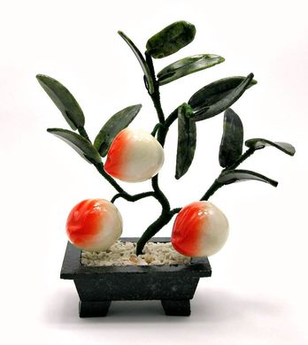 Дерево персик (3 плода)(18х19х7 см), K318612 - фото товара