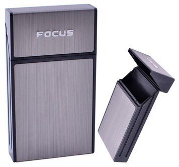 Портсигар на 10 сигарет FOCUS №HL-151 Black, №HL-151 Black - фото товару