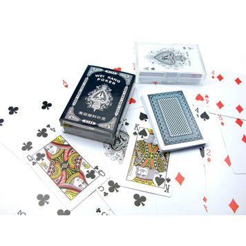 Карты игральные пластиковые "Wei Kang" (9,5х6,5х2,3 см), K324970 - фото товара