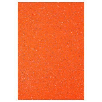 Фетр HARD 170GSM 1,2 мм "Яскраво-помаранчевий" Glitter 10PC/OPP A4, 1 шт/етик., K2748896OO170HQG033 - фото товару
