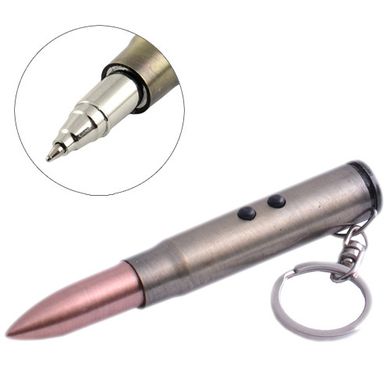 Фонарь брелок пуля 907-LED, лазер, 3xLR41, ручка, SL166 - фото товара