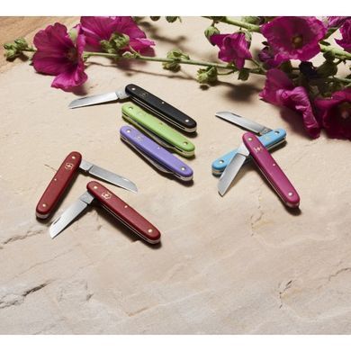 Ніж "Victorinox" садовий Floral Left 100мм/1функ/черв.мат (блістер), 3.9450.B1 - фото товару