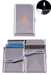 Портсигар + запальничка на 16 сигарет Церква (Звичайне полум'я) №XT-3304-6, №XT-3304-6 - фото товару