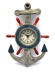 Якір з годинником (33,5х21х4,5 см)(043-S-CM), K328574 - фото товару