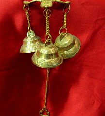 Дзвіночки дверні бронзові (29х12х12 см)(Bell Wall Bracket), K34410 - фото товару