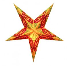 Светильник Звезда картонная 5 лучей ORANGE WOOL EMBD., K89050113O1137471965 - фото товара