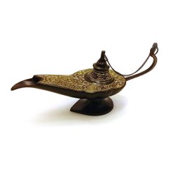 Лампа Алладина бронзовая черная (20х11х7 см)(330 г.), K328306 - фото товара