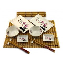 Сервиз для суши "Сакура в цвету" (2 персоны)(39х27,5х5,5 см), K334282H - фото товара