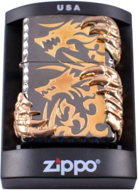 Запальничка бензинова Zippo Кігті дракона №4210, №4210 - фото товару
