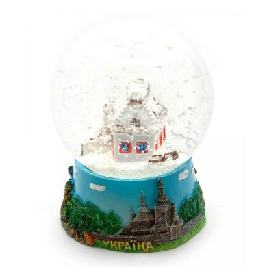 Куля зі снігом "Україна" (11х7х7см), K325289 - фото товару